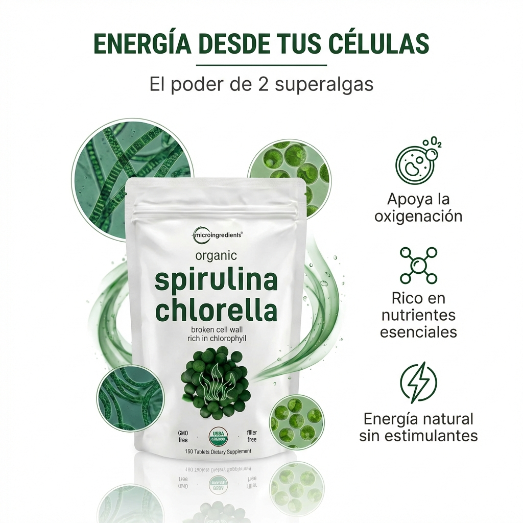 Spirulina Chlorella