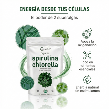Spirulina Chlorella